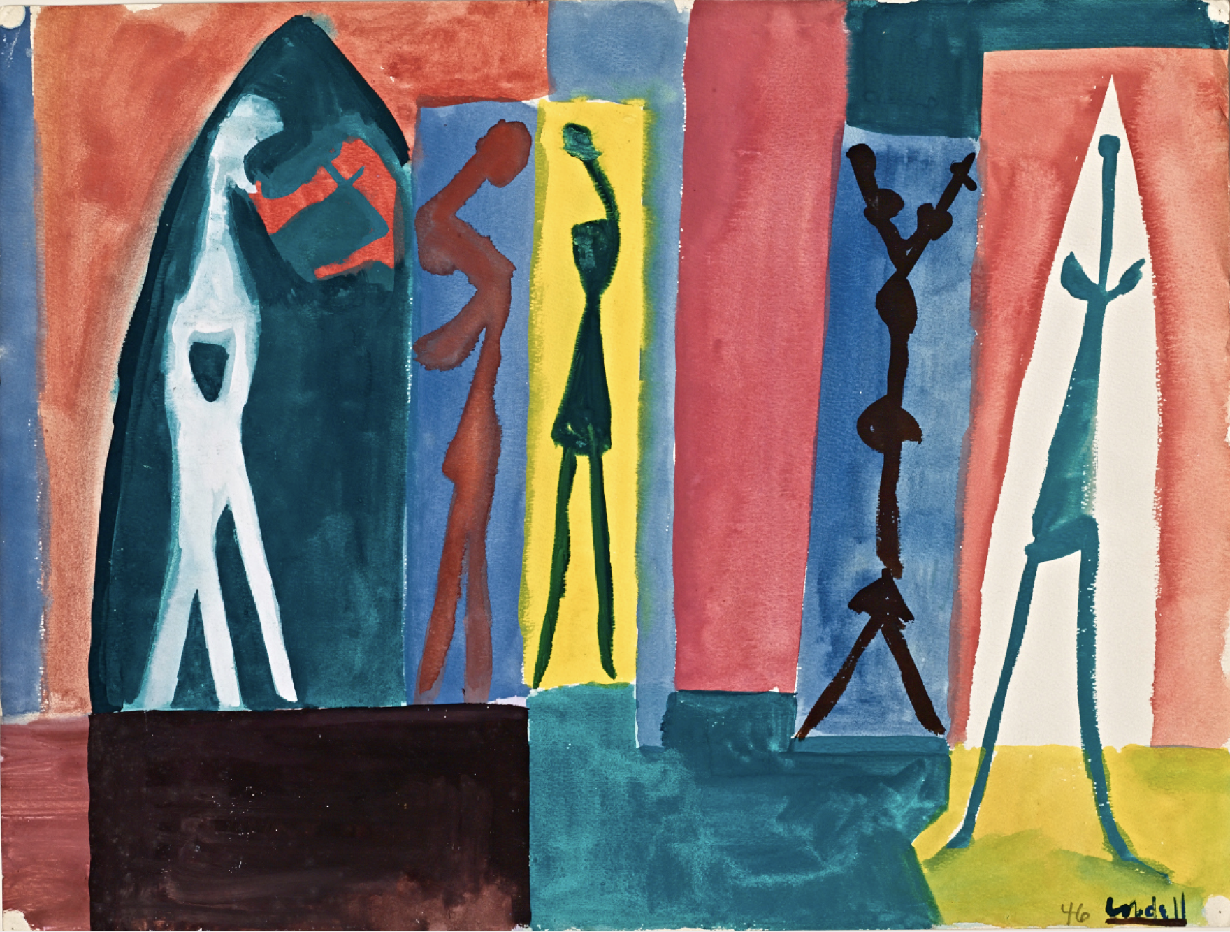 Frank Lobdell, Painting VIII, 1946
