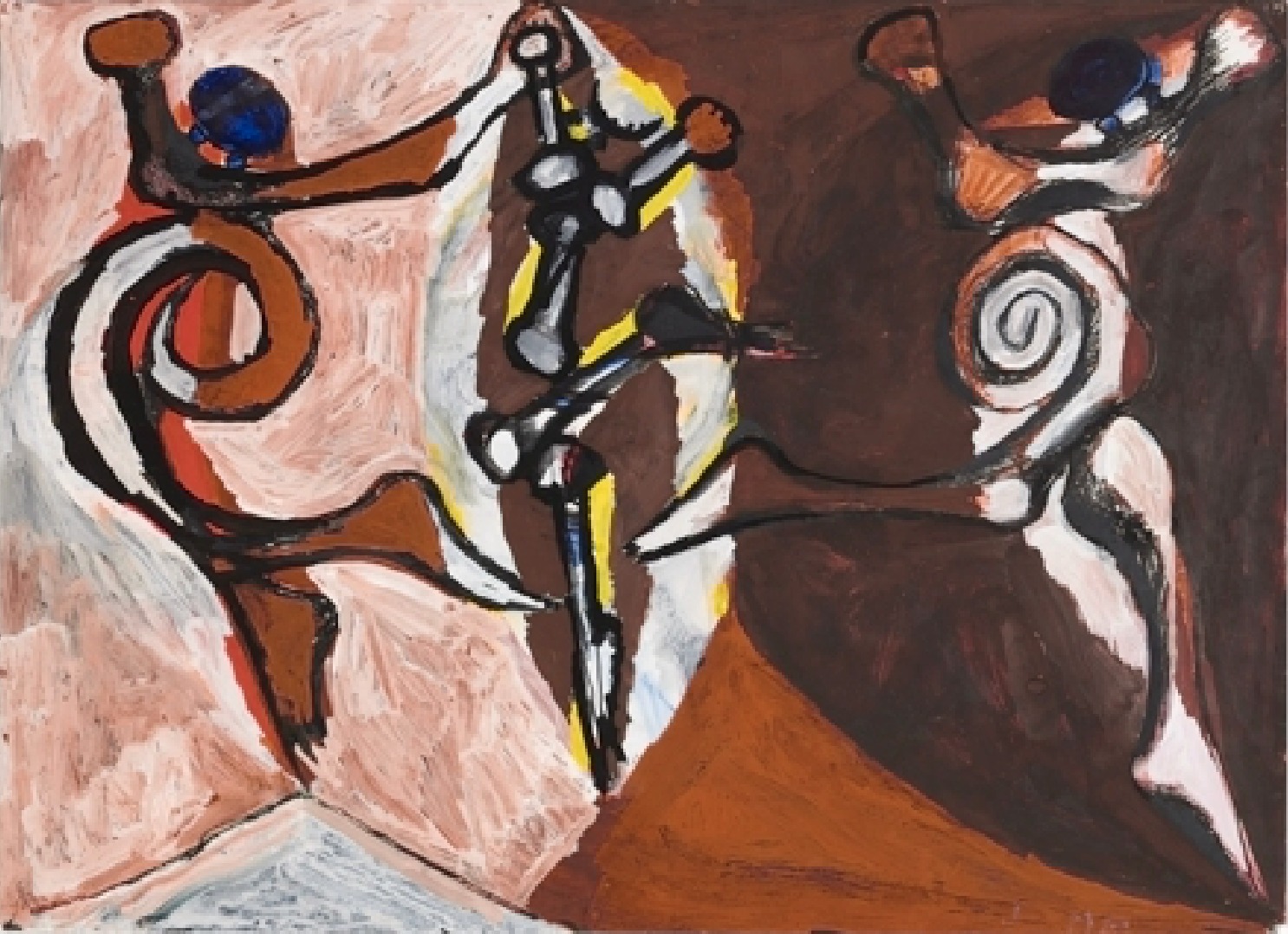 Frank Lobdell, Dance Drawing II (Fall 1970)